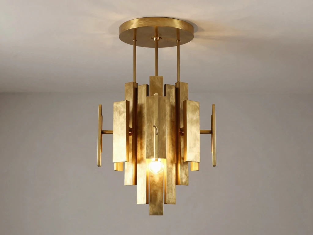 Candelabre Art Deco vintage